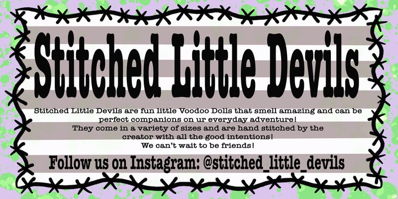Stitched Little Devils Home