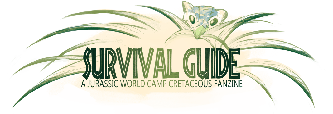 Survival Guide: A Jurassic World Camp Cretaceous Fanzine Shop Home