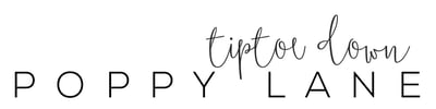 Tiptoe Down Poppy Lane