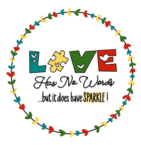 Love Has No Words….but it does have SPARKLE!
