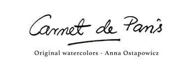 Carnet de Paris - Paris Watercolor Home
