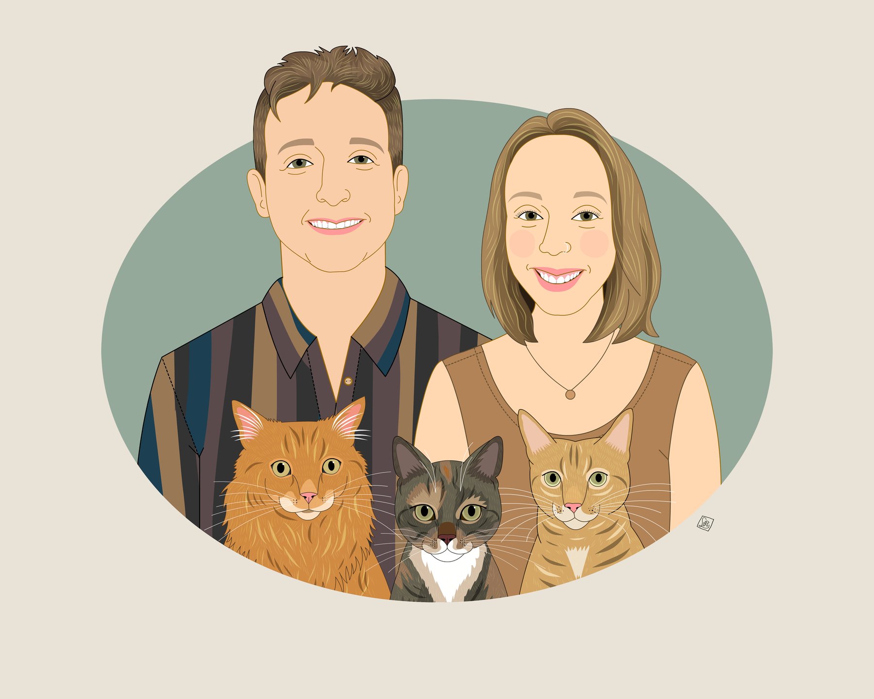 custom portraits by lili di prima