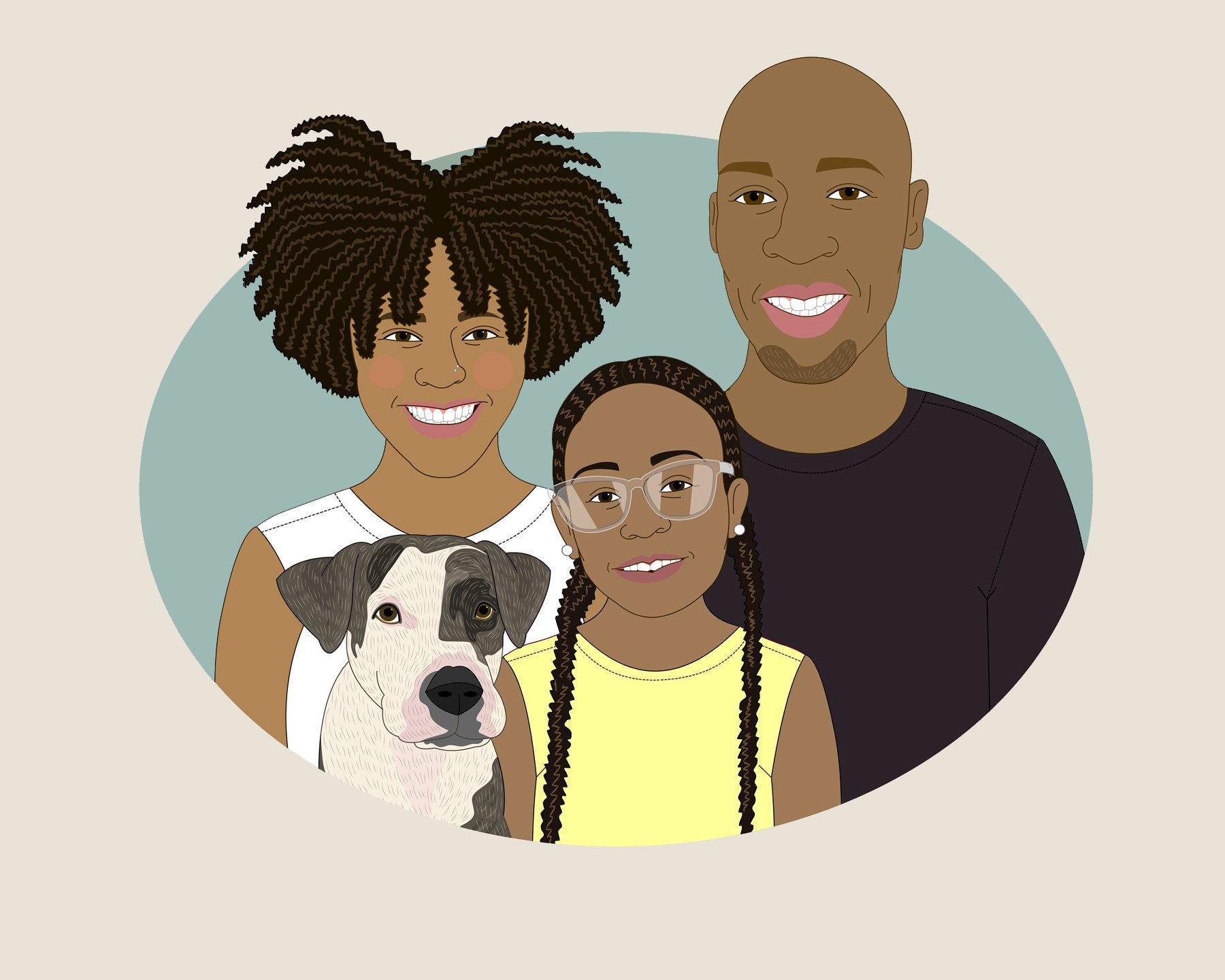 custom portraits by lili di prima