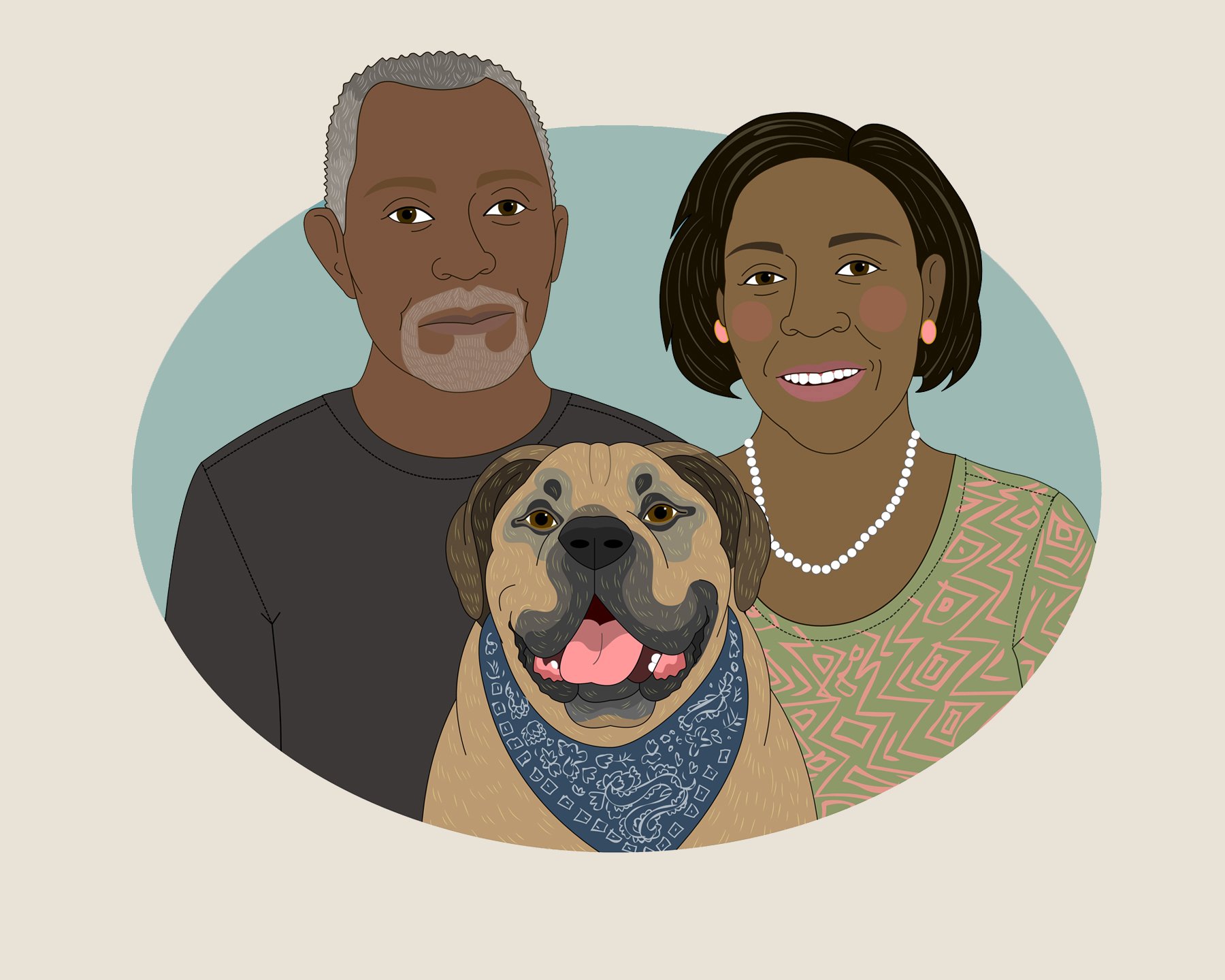 custom portraits by lili di prima