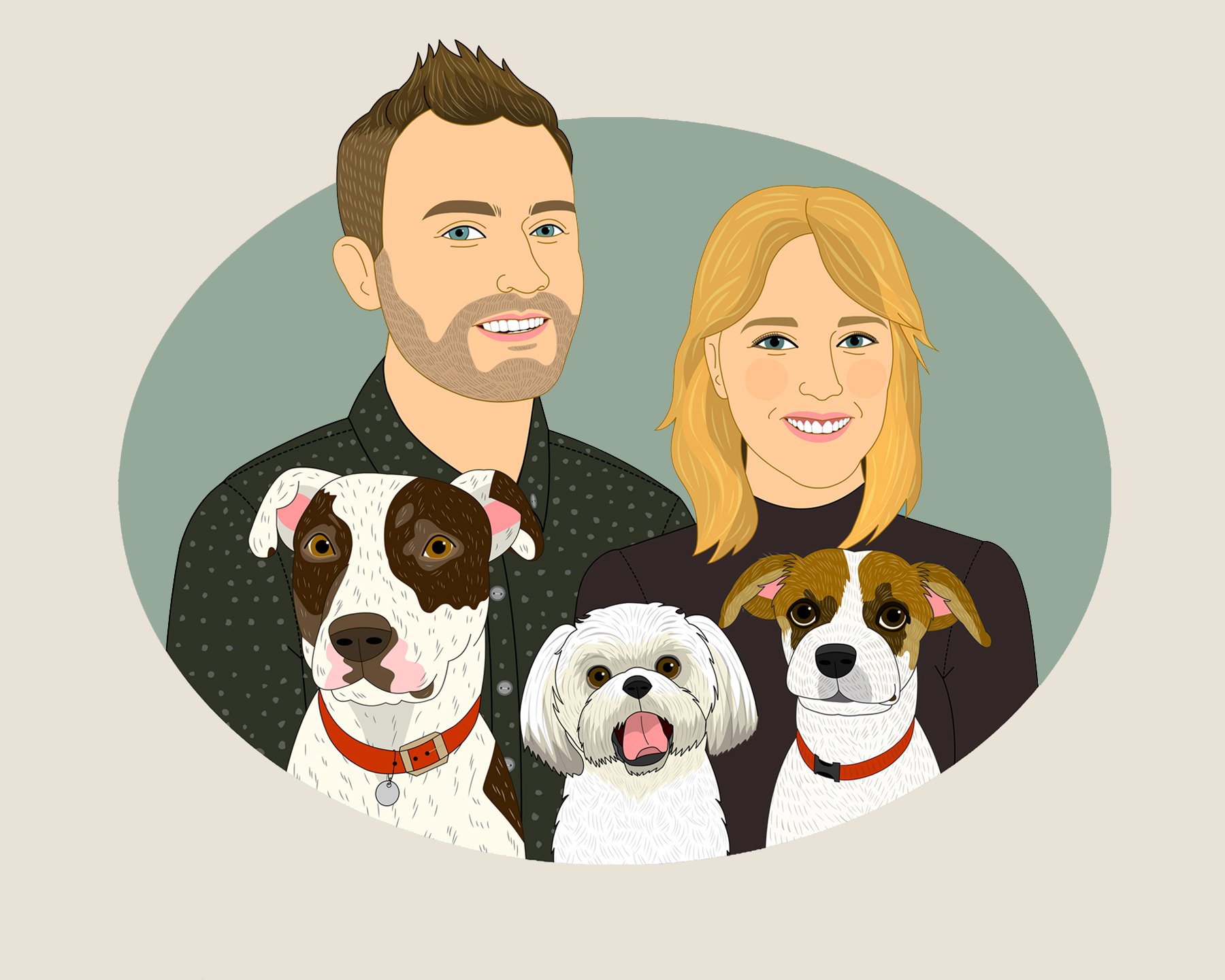 custom portraits by lili di prima